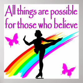 PÓSTER FABULOSO PATINADOR DE FIGURA