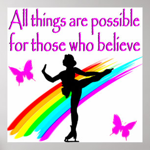 PÓSTER FABULOSO PATINADOR DE FIGURA