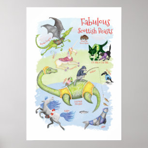 Póster Fabuloso poster de habitación para niños de Bestia