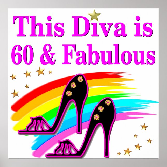 PÓSTER FABULOUS 60 YR SHOW QUEEN (Frente)