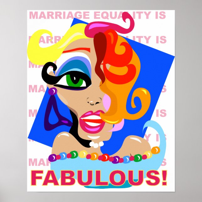 Póster Fabulous! (Marriage Equality is) (Frente)