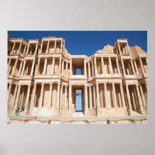 Póster Facade And Stage Of Roman Amphitheater