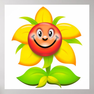PÓSTER FACE FLOWER