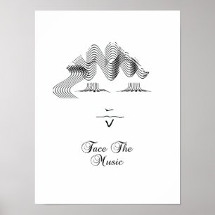 Póster Face The Music Poster Print