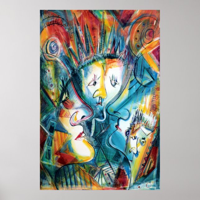 Póster Faces (Frente)