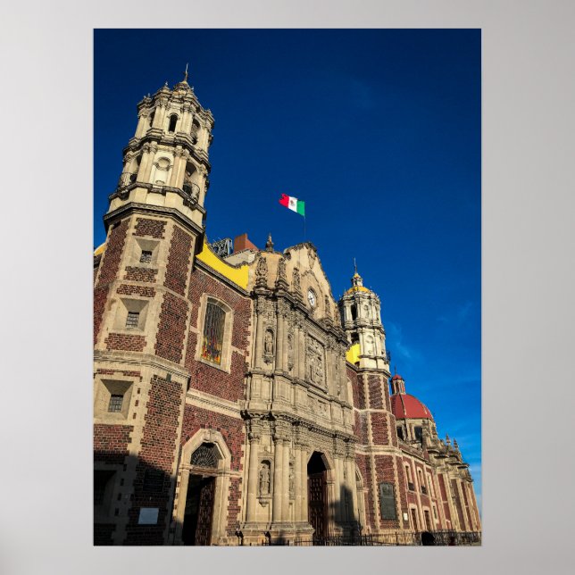 Póster Fachada de Iglesia Barroca, Ciudad de México (Frente)