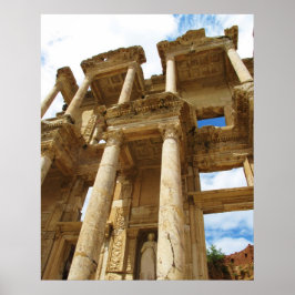 Póster Fachada de la Biblioteca de Celsus en POSTER Éfeso