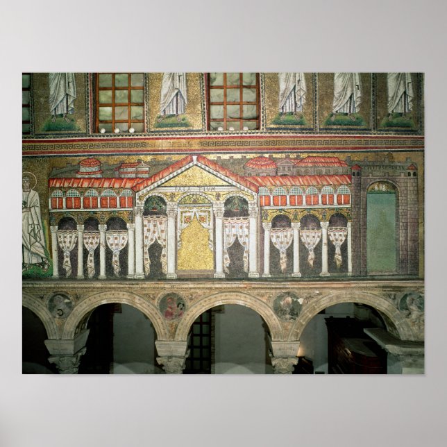Póster Fachada del Palacio de Teodorico, 527-99 (Frente)