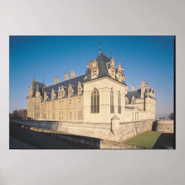 Póster Fachada principal y fachada sur (Frente)