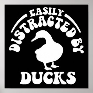 Póster Fácilmente Distrado Por Patos