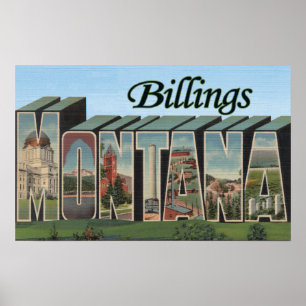 Póster Facturaciones, Montana - escenas grandes de la