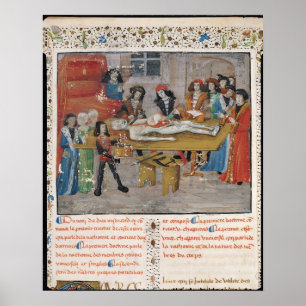 Póster Facultad de la lección de la disección de medicina