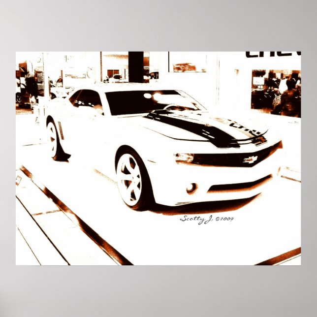 Póster "Faded Camaro" © 2009 S. J. (Frente)
