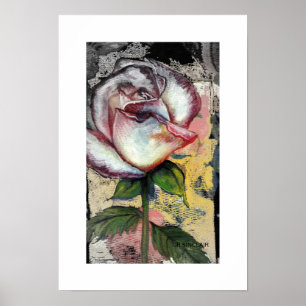 Póster FADED ROSE by CR SINCLAIR