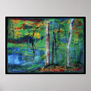 Póster Faerie woods,poster
