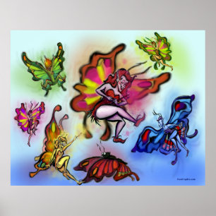 Póster Faeries
