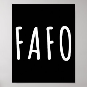 Póster Fafo Trump, Donald Trump Fafo