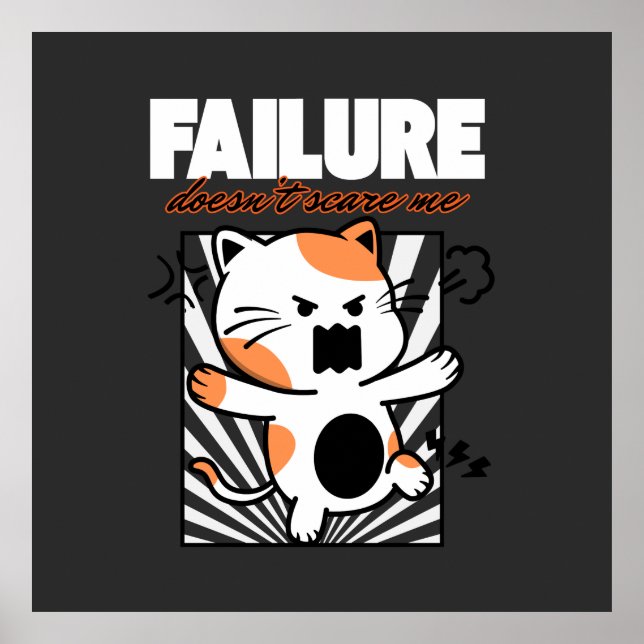 Póster Failure Doesn't Scare Me (Frente)