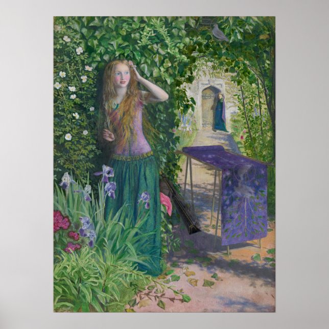 Póster Fair Rosamund, Arthur Hughes (Frente)