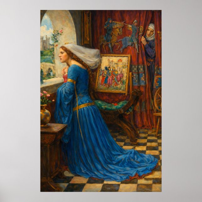 Póster Fair Rosamund by John William Waterhouse (Frente)