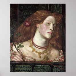 Póster Fair Rosamund (Mujer Elegante y Hermosa Redhead)