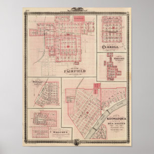 Póster Fairfield, Carroll, Birmingham, Dunlap