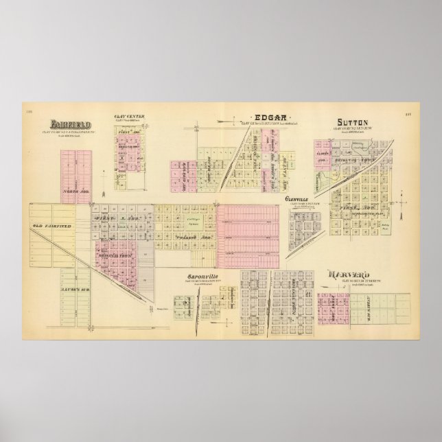 Póster Fairfield, Nebraska (Frente)
