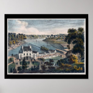 Póster Fairmount Water Works Philadelphia PA Print