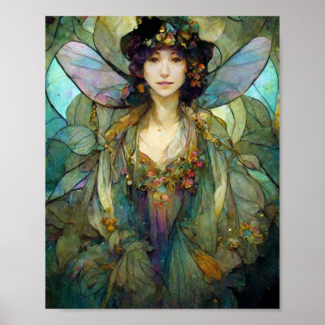 Póster Fairy 4 Fantasy Art Poster (Frente)