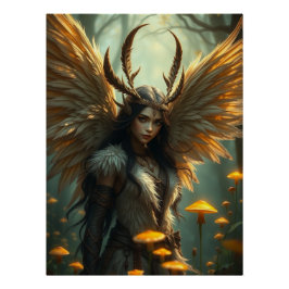 Póster Fairy Art de Feathered Warrior