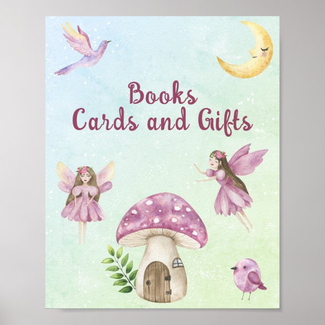 Póster Fairy baby shower Books, Cards and Gifts (Frente)
