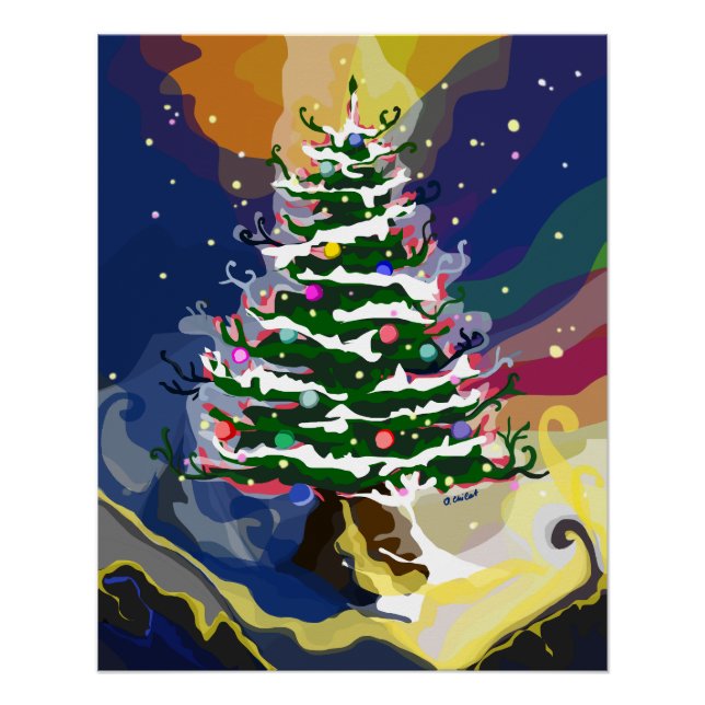 Póster Fairy Christmas Tree (Anverso)
