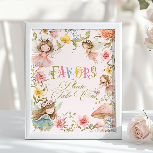Póster Fairy Favors Enchanted Garden Bright Brithday (Subido por el creador)
