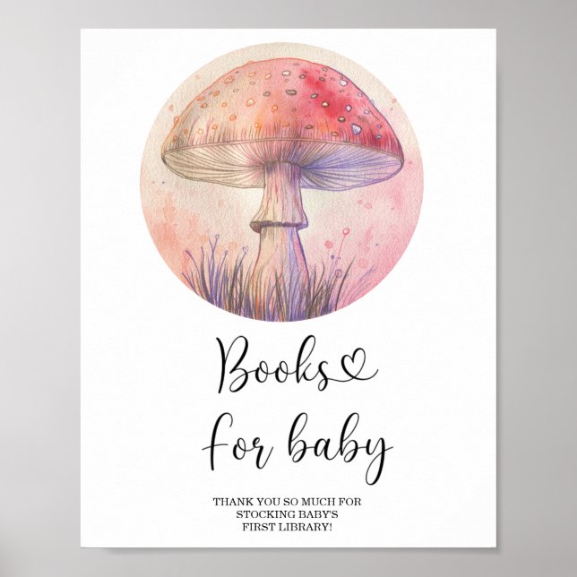 Póster Fairy fly agaric - libros para bebé (Frente)