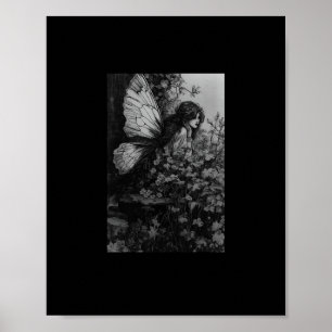 Póster Fairy Grunge Goblincore Cottagecore Fairycore