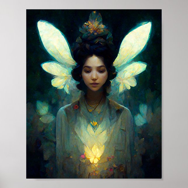 Póster Fairy Light Fantasy Art Poster (Frente)