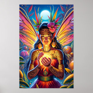 Póster Fairy Māori