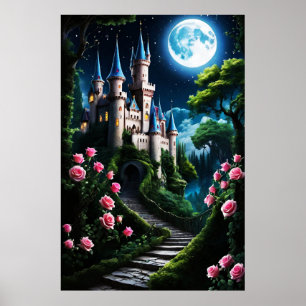 Póster Fairy Tale Castle Fantasy