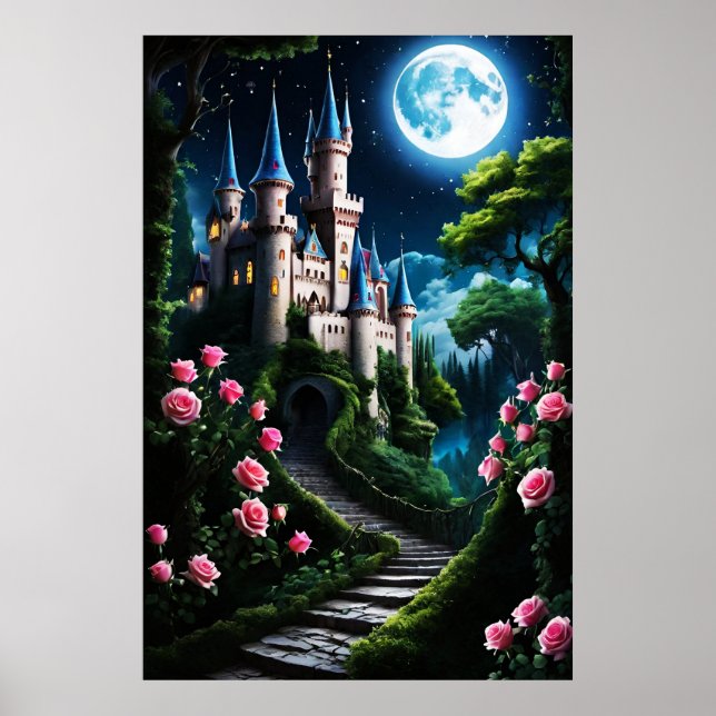 Póster Fairy Tale Castle Fantasy (Frente)