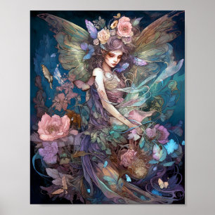 Póster Fairy Woman Fantasy Art
