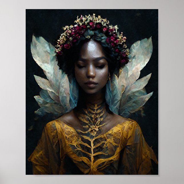 Póster Fairy Woman Fantasy Art Poster (Frente)