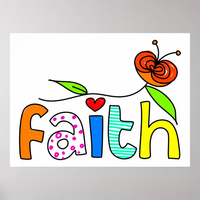 Póster Faith (Frente)