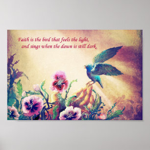 Póster Faith Bird