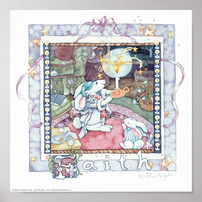 Póster Faith Bunnies (Frente)