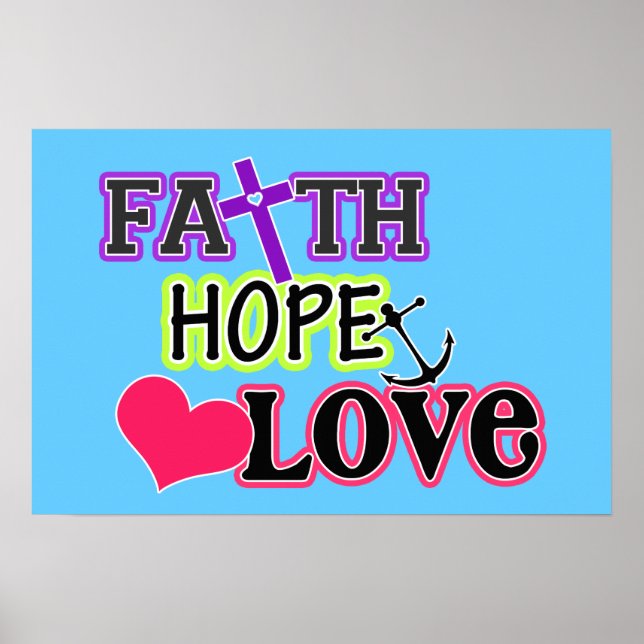 Póster "Faith Hope Love" Poster de ICOR 13 (Frente)