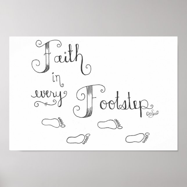 Póster Faith in Every Footstep (Frente)