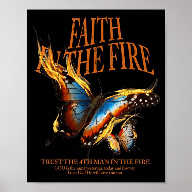 Póster Faith In The Fire  (Frente)