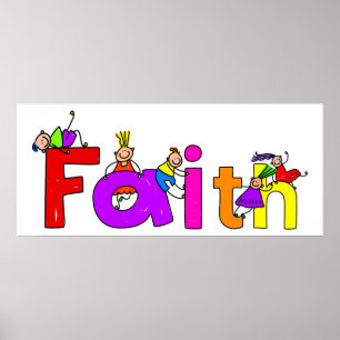 Póster Faith Kids