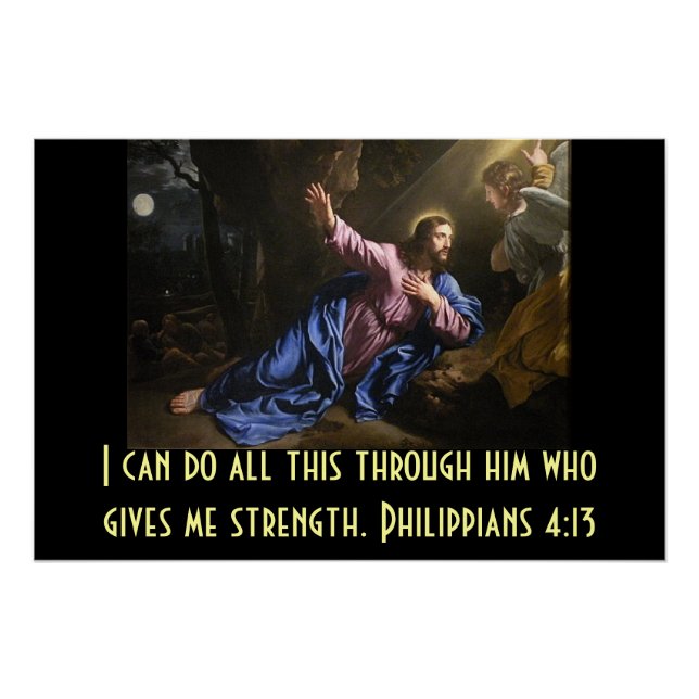 Póster Faith Love Cross Prayer Christianity Peace Destiny (Anverso)