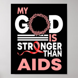 Póster Faith Mi Dios es más fuerte que la conciencia sobr